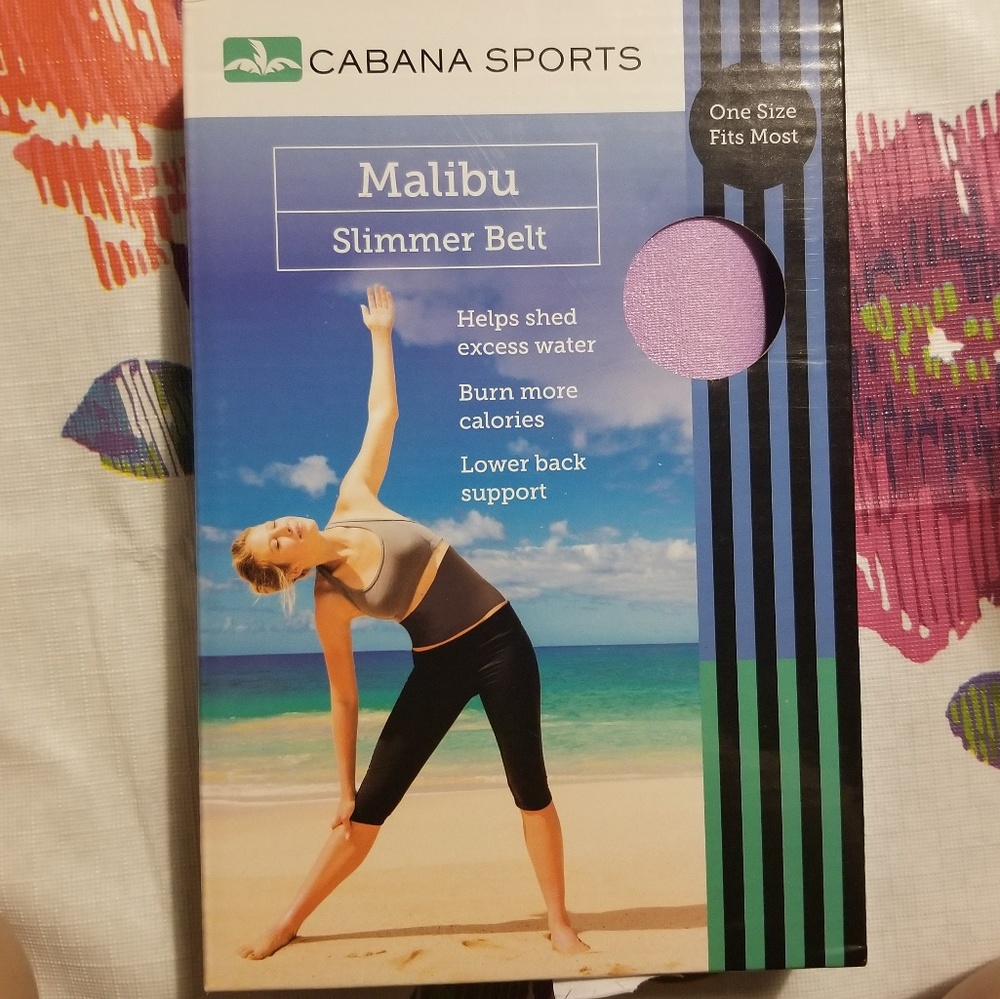 NEW Cabana Sports Waist Slimmer Belt in Lilac